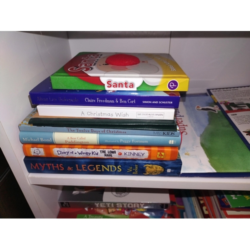 355 - A good lot of children's books on 3 shelves (mainly for younger children/toddlers), COLLECT ONLY