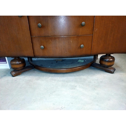 357 - A 1950's oak sideboard, COLLECT ONLY