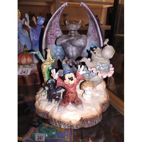 243 - 2 large Disney traditions figures, Fantasia Symphony and Magic Transformation