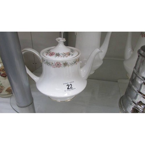 22 - An insulated pot, two coffee pots and two teapots. COLLECT ONLY.