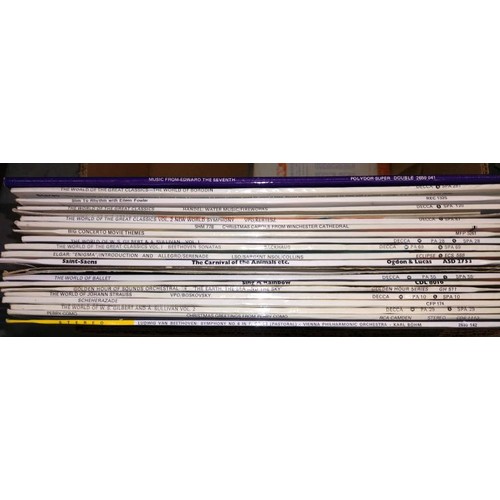 14 - A large quantity of mainly classical vinyl LP records including box sets COLLECT ONLY