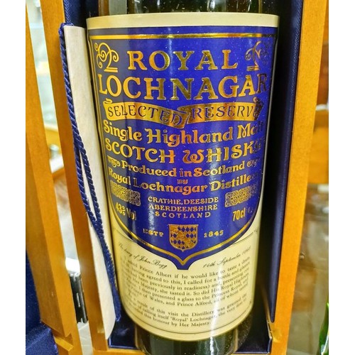 1388 - A boxed bottle of Royal Lochnagar single scotch and a bottle of Glenlivet single malt.  COLLECT ONLY... 