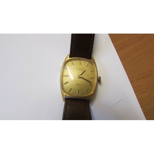 258 - A gents' Ingersol incabloc 17 jewel wrist watch.