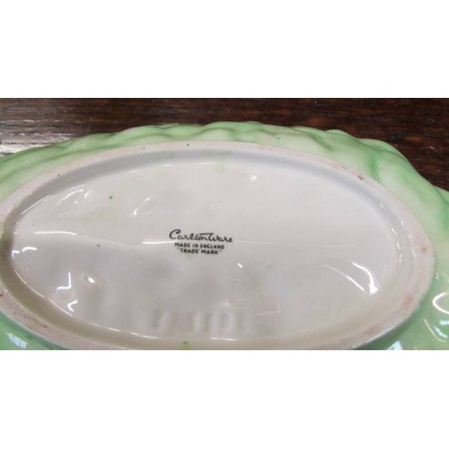 54 - A Carlton ware leaf dish.