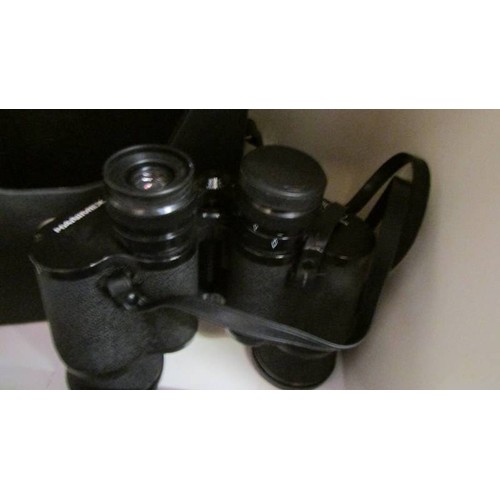 126 - A cased pair of Hanimex binoculars.