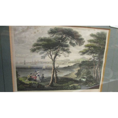 468 - A pair of framed and glazed Lincolnshire scene engravings.