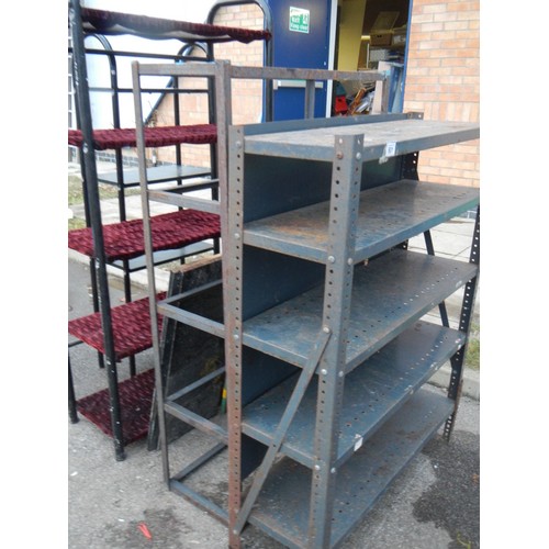 801 - A quantity of metal shelves, COLLECT ONLY.