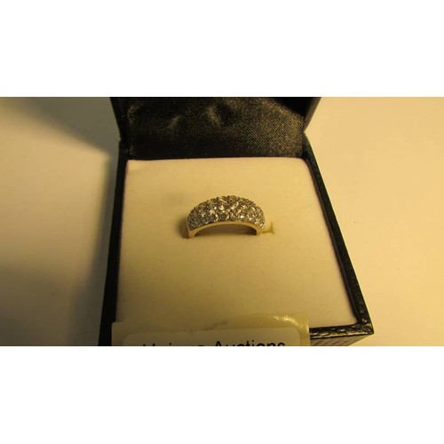 2023 - A 9ct gold ring, size N, 2.6 grams.