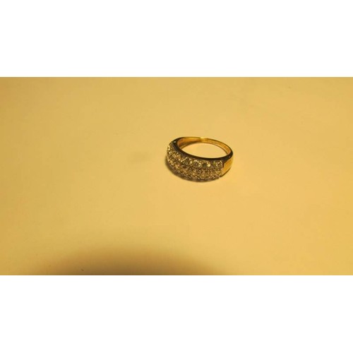 2023 - A 9ct gold ring, size N, 2.6 grams.