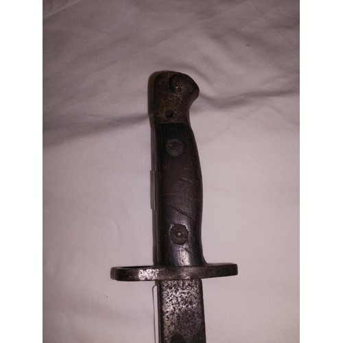 2162 - A standard English WW1 bayonet COLLECT ONLY