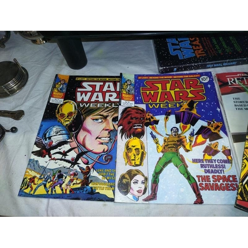 6 - Star Wars Treasury/ first 3 movies & a quantity of Star Wars magazines