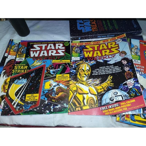 6 - Star Wars Treasury/ first 3 movies & a quantity of Star Wars magazines