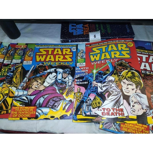 6 - Star Wars Treasury/ first 3 movies & a quantity of Star Wars magazines