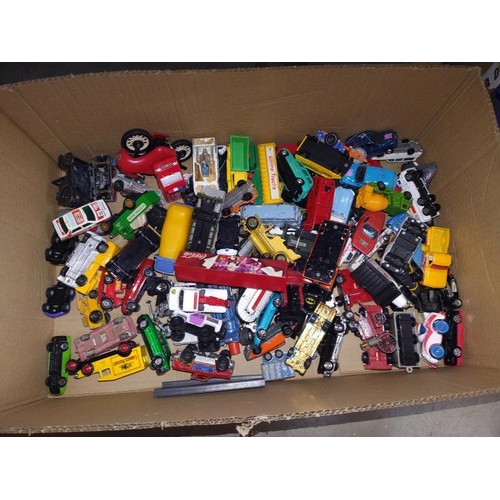 1004 - 2 large boxes of mixed die cast including Matchbox & Hot Wheels etc.