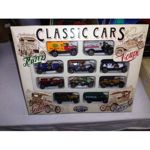 1007 - A mixed collection of boxed die cast including Corgi Jaguar collection & Prestige Ford Cabriolet etc... 