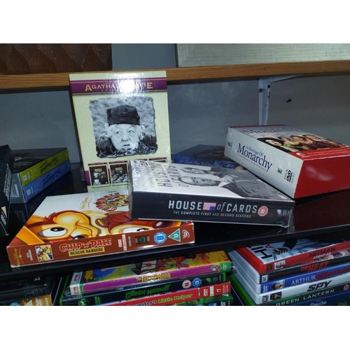 1028 - A good collection of DVD's including box sets, steel books, Game of Thrones, Disney & Agatha Christi... 