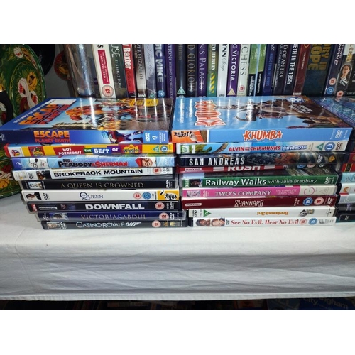 1028 - A good collection of DVD's including box sets, steel books, Game of Thrones, Disney & Agatha Christi... 