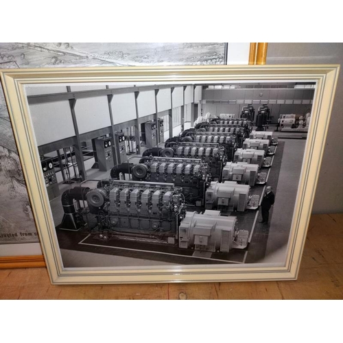 1042 - A quantity of Lincoln related framed & glazed pictures. COLLECT ONLY.