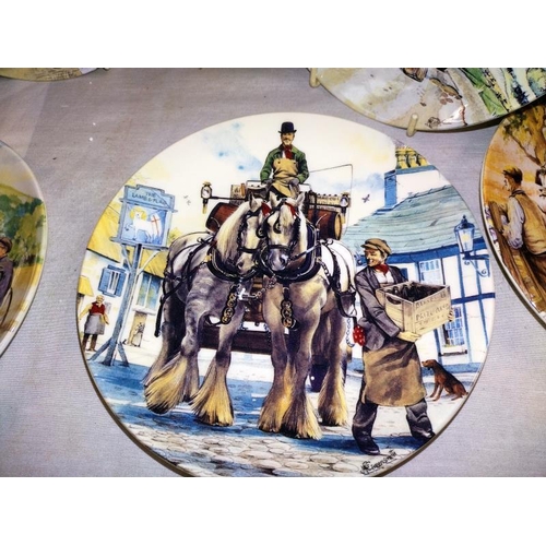 1045 - A quantity of horse related collectors plates including 12 Wedgwood & 4 Kaiser porcelain. COLLECT ON... 