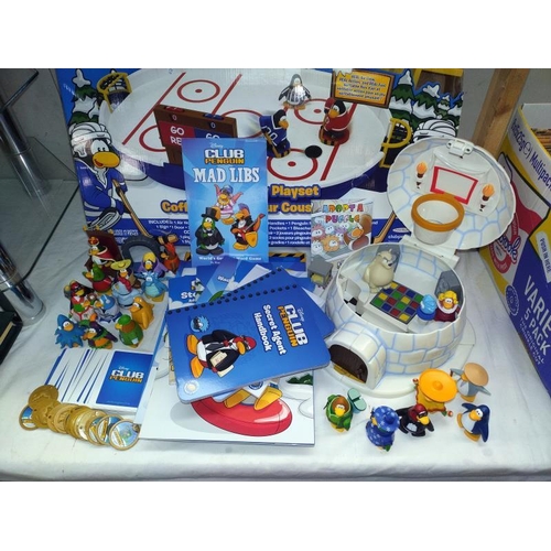 31 - A large selection of Disney Club Penguin, COLLECT ONLY.