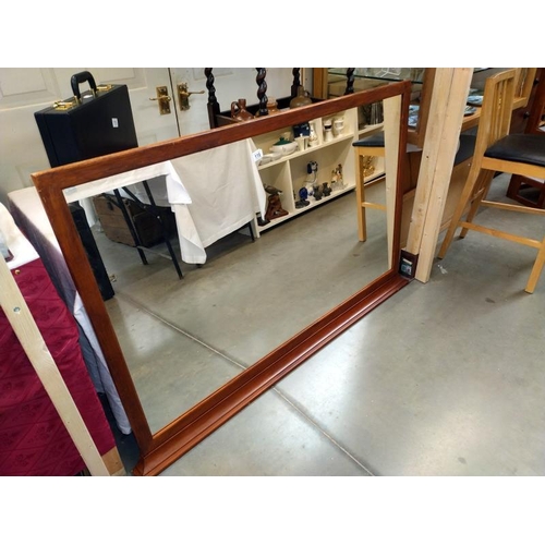 116 - A large overmantel mirror 154cm x 97cm, COLLECT ONLY.