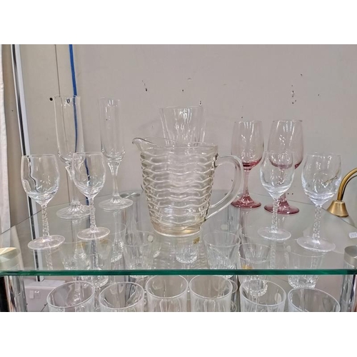 79 - A selection of glassware including French crystal, COLLECT ONLY.