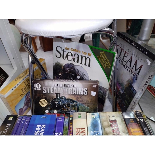 174 - A quantity of steam railway DVD box sets