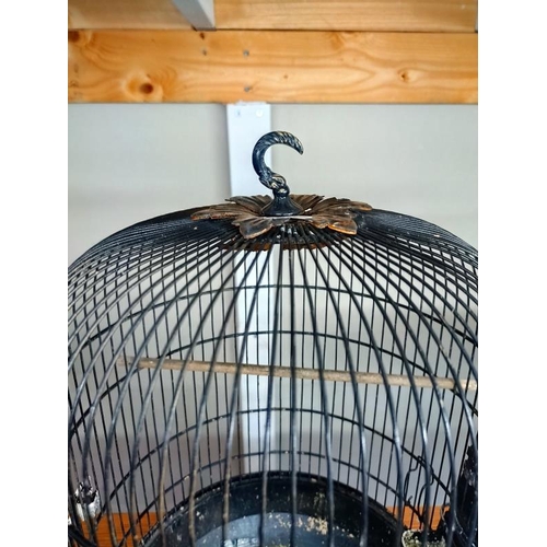 2188 - A vintage bird cage. A/F 50cm x 30cm approximately.  COLLECT ONLY.