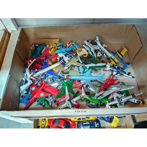 1070 - A large quantity of mainly Matchbox Diecast model aircraft