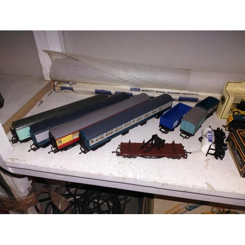 1109 - A boxed Mainline J72 class tank Locomotive and a selection of loose Rolling stock and die cast and P... 