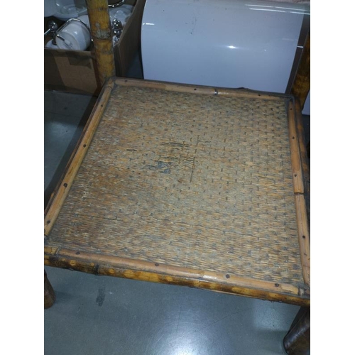 241 - A 1930's bamboo tea table.  COLLECT ONLY.