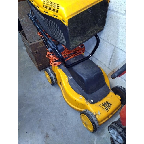 373 - A JCB electric lawn mower.  COLLECT ONLY.