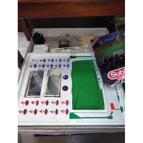 1178 - A boxed Subbuteo Flood Lighting edition (Completeness unknown) and a box of Subbuteo accessories