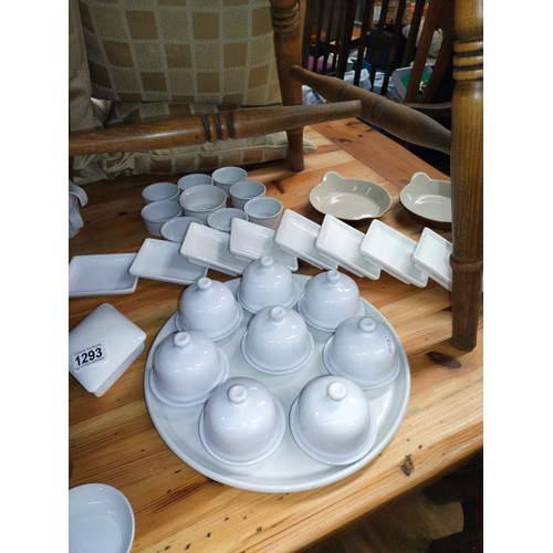 1293 - A quantity of catering dishes etc. COLLECT ONLY.