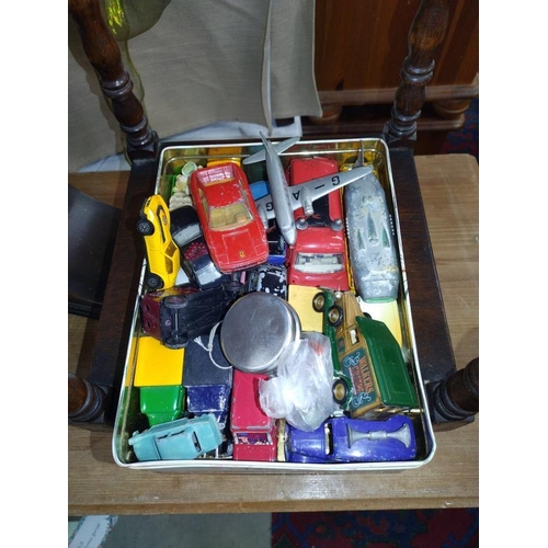 1352 - A quantity of mixed play worn Diecast including Dinky, Matchbox etc.