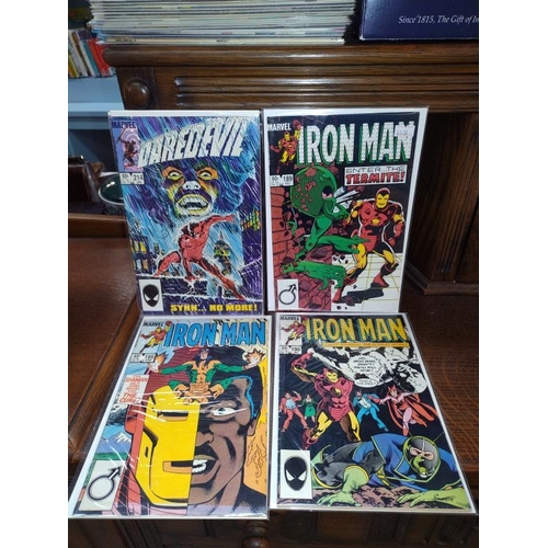 1280 - 35 marvel comics including 23 x Iron Man, Daredevil, Fantastic Four etc