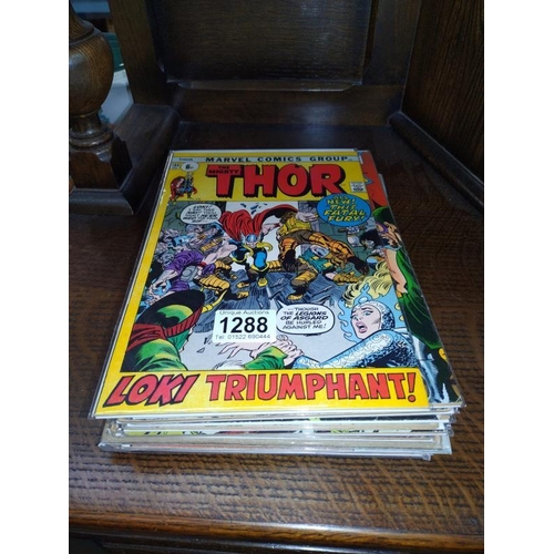 1288 - A collection of early comics including Thor, Hulk, etc