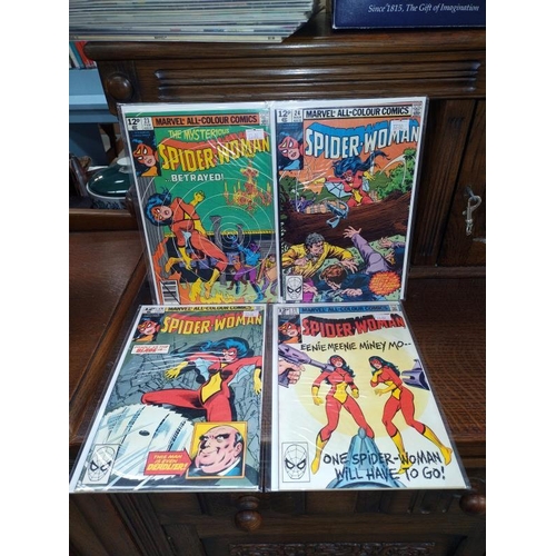 1331 - A collection of bronze age/ 1980 marvel comics including The Champions 4,5,6, The Spider Woman 5,19,... 