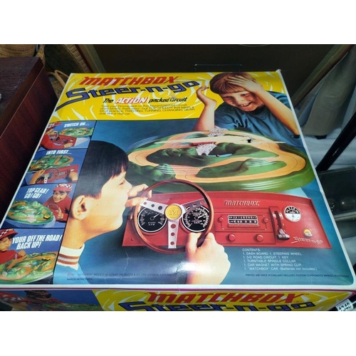 1346 - A rare 1970's Matchbox Steer N Go driving game in original packaging.