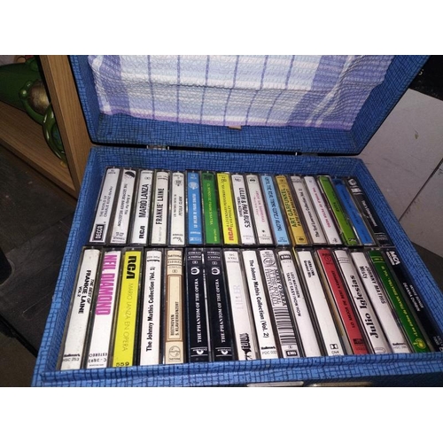 431 - A Brexton case of cassette tapes and one other.