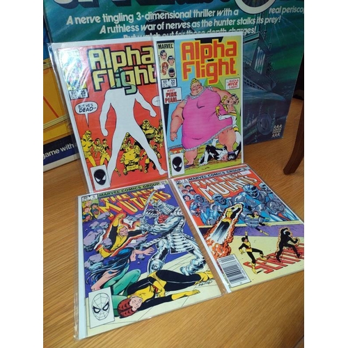 1215 - A quantity of Marvel comics including 23 issues of The New Mutants and 14 issues of Alpha Flight