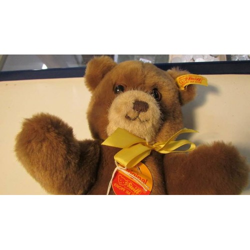 2074 - A small Steiff teddy bear.