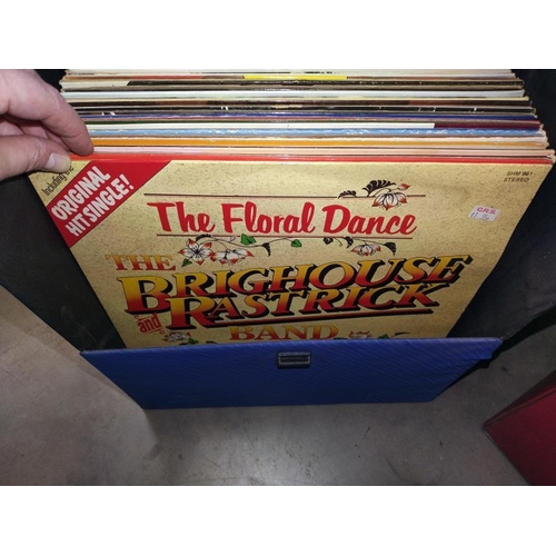 1458 - Five boxes of Vinyl records and two boxes of 45