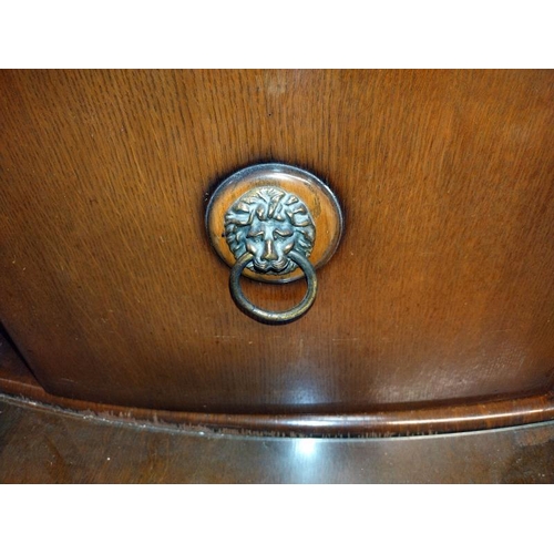 1518 - A 1950's oak sideboard, COLLECT ONLY