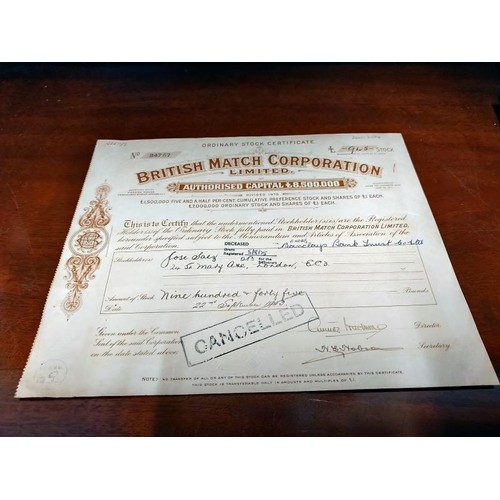 2565 - An interesting collection of 26 old, share certificates from France, USA, Belgium and the UK. They a... 