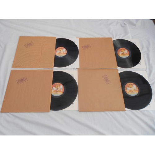 111 - Collection of Led Zeppelin In through the out door SSK 59410 STRAWBERRY UK LP Outer brown sleeve EX.... 