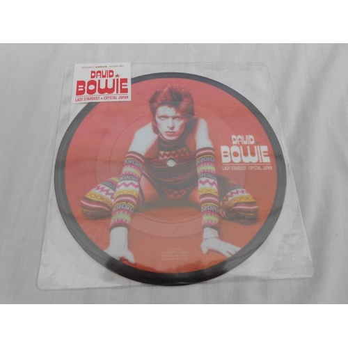 115 - David Bowie Lady Stardust Rare Exclusive single on Crystal, Made in Japan “7 picture disc. Mint Stil... 