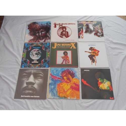 118 - Collection of Jimi Hendrix LPs x 9 All of the vinyl are in excellent to near mint condition