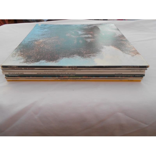 118 - Collection of Jimi Hendrix LPs x 9 All of the vinyl are in excellent to near mint condition