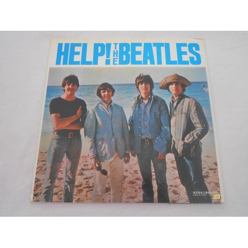 38 - The Beatles - Help Japan record LP, with Obi. AP 8151 YEX 168 YEX 169 Ex